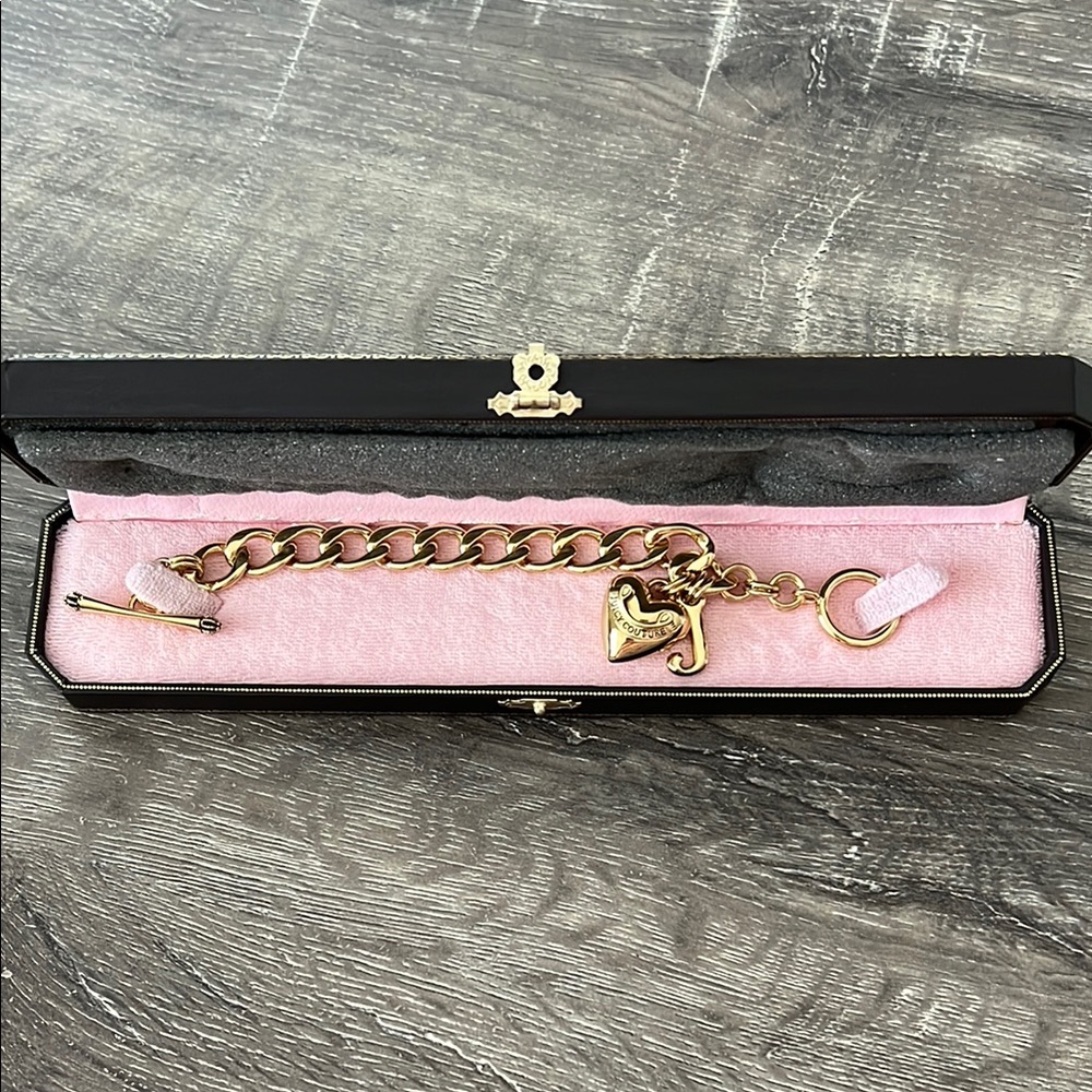 Juicy Couture Gold Charm Bracelet